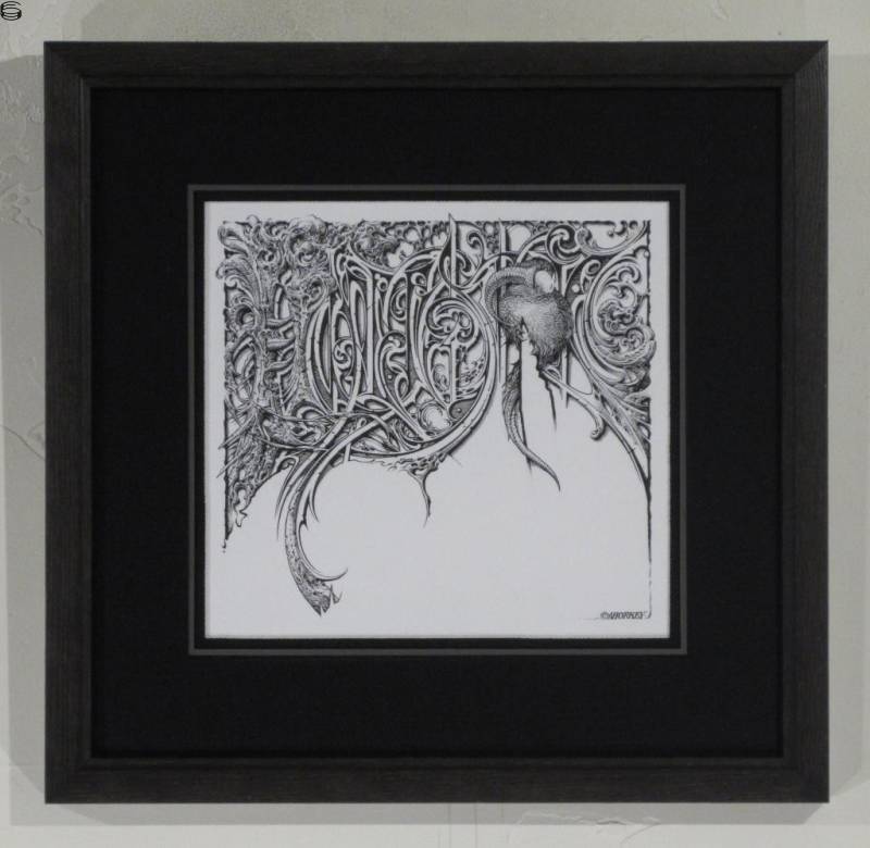 Aaron Horkey - Hyperstoic 14 - OG Ink Lettering Edition