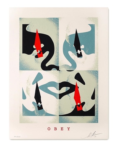 Shepard Fairey - Cut It Up - Do It Yourself - Blue