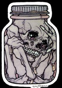 Pushead - Jar of Pus 04 - Sticker Edition