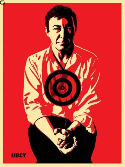 Shepard Fairey - Jasper Johns - Red Edition
