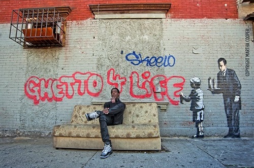 Banksy Wall In NY
