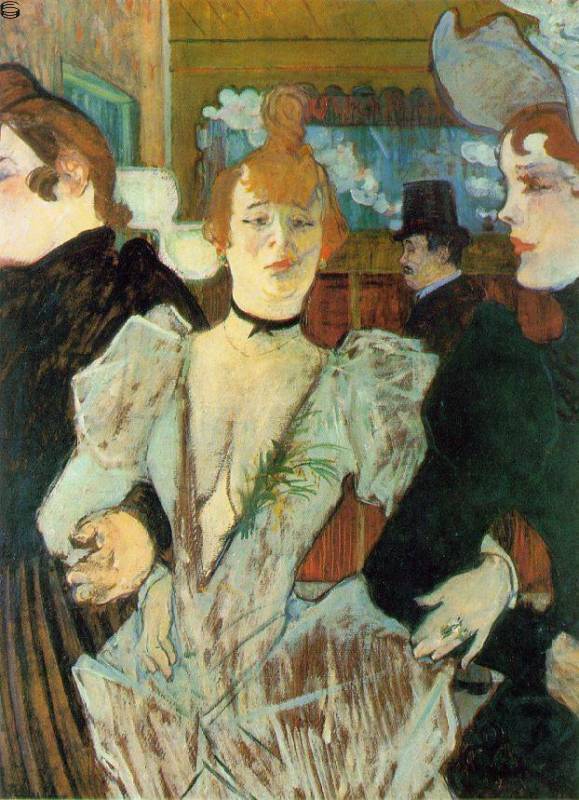 La Goulue Arriving at the Moulin Rouge