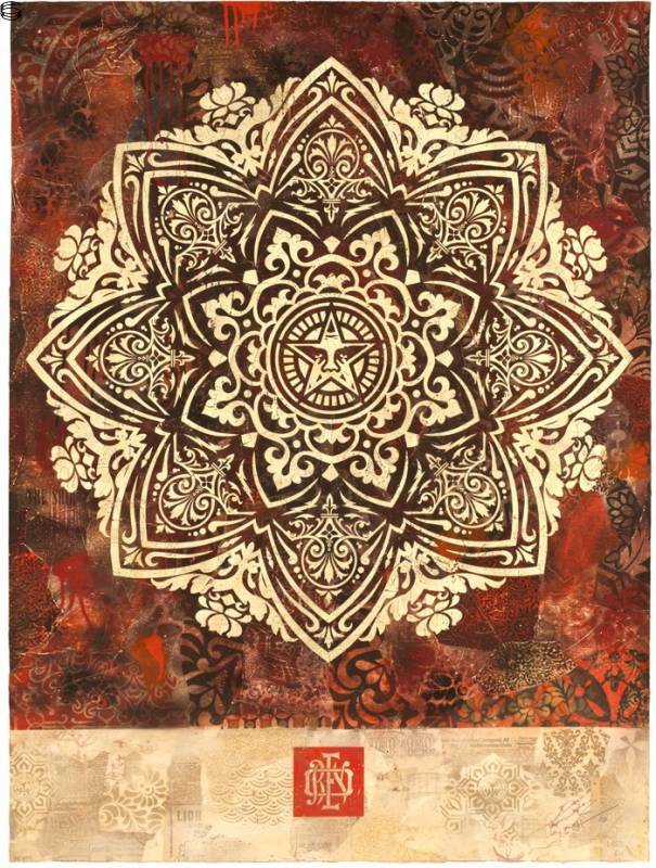 Shepard Fairey - Mandala Ornament 1 - HPM Edition