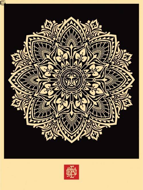 Shepard Fairey - Mandala Ornament 2