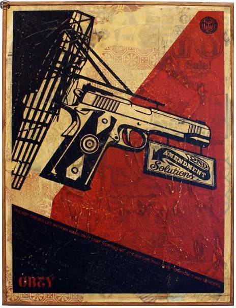 Shepard Fairey - 2nd Amendment Solutions - HPM Edition