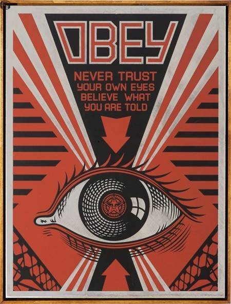 Shepard Fairey - Obey Eye 09 - Metal Edition