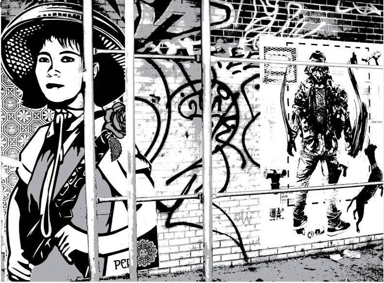 Shepard Fairey - Obey WK Revolution Girl - AP Edition