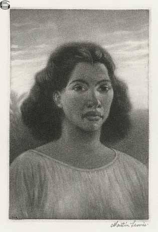 Polynesian Girl Head