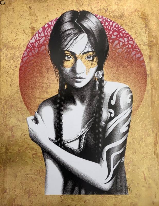 Fin DAC - Samurann - Corroded Brass