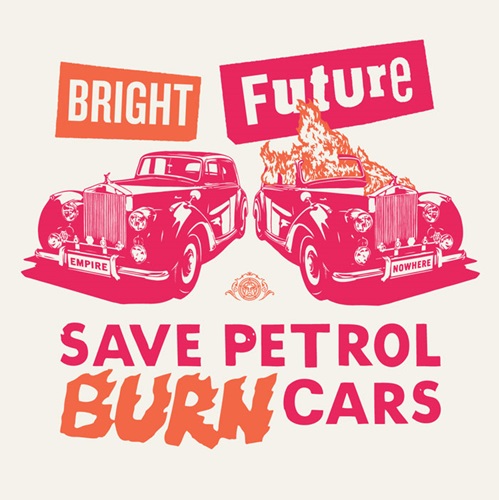 Shepard Fairey - Bright Future - Large Format - Pink & Orange