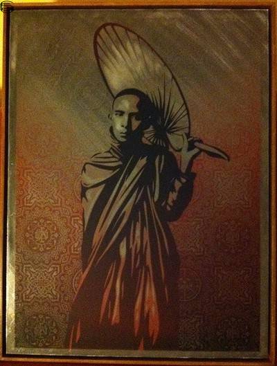 Shepard Fairey - Burmese Monk - Metal Edition