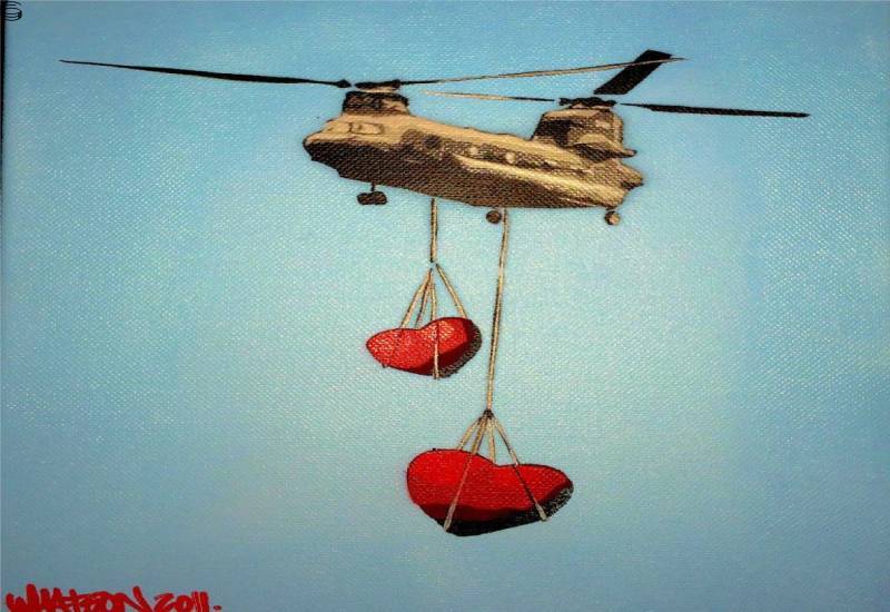Martin Whatson - Chinook Hearts - Canvas Edition