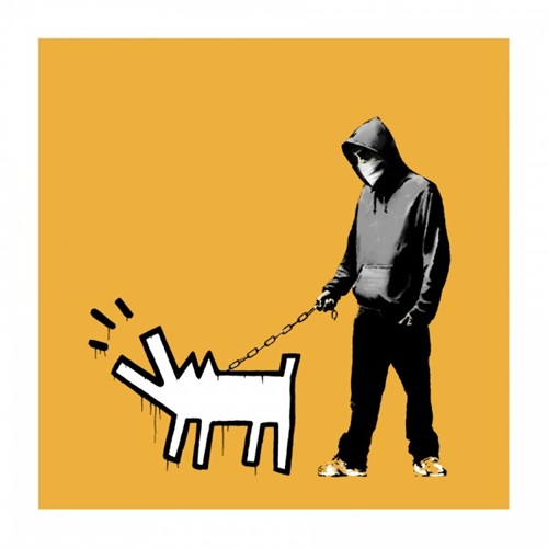 Banksy - Choose Your Weapon - Light Orange