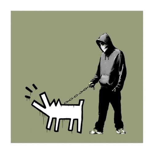 Banksy - Choose Your Weapon - Olive