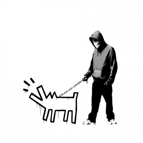 Banksy - Choose Your Weapon - White