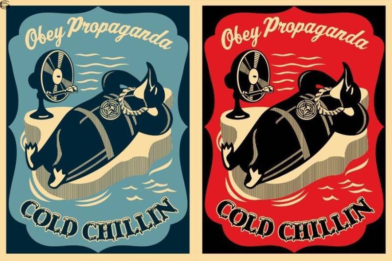 Shepard Fairey - Cold Chillin - Set Edition
