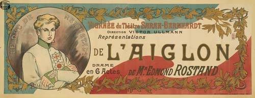 De L'Aiglon TournÃ©e du ThÃ©Ã¡tre Sarah Bernhardt