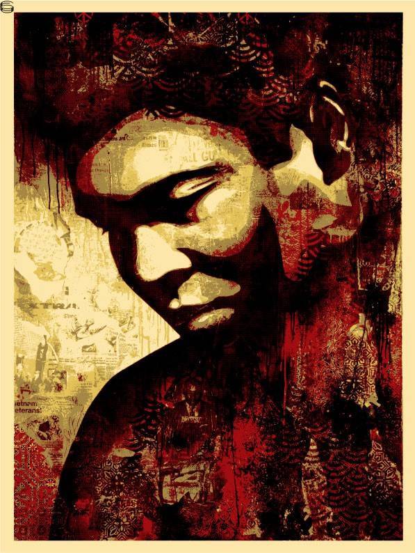 Shepard Fairey - Ali Canvas - AP Edition