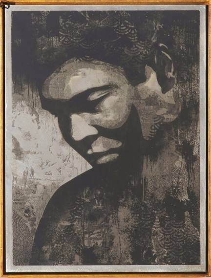 Shepard Fairey - Ali Canvas - Metal Edition
