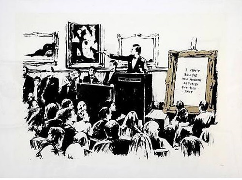 Banksy - Morons - Unsigned - LA Version