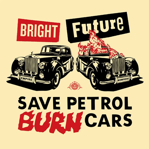 Shepard Fairey - Bright Future - Large Format - Red & Black