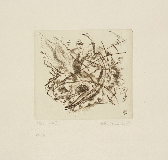 Radierung No. 1 (Etching No. 1)