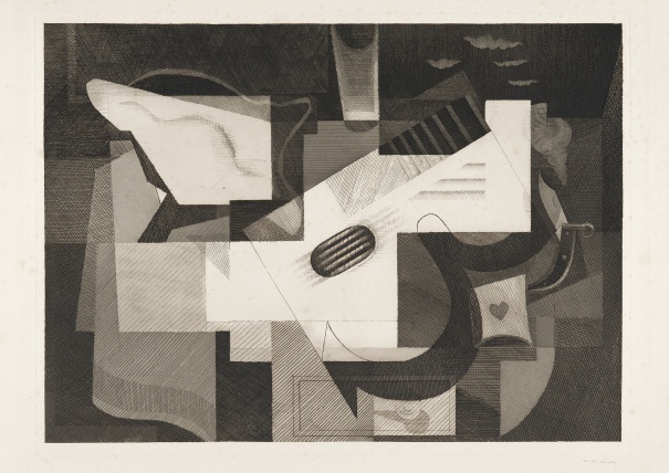Cithare et Coquillage (Still Life: Guitar and Seashell) (Milet 44)