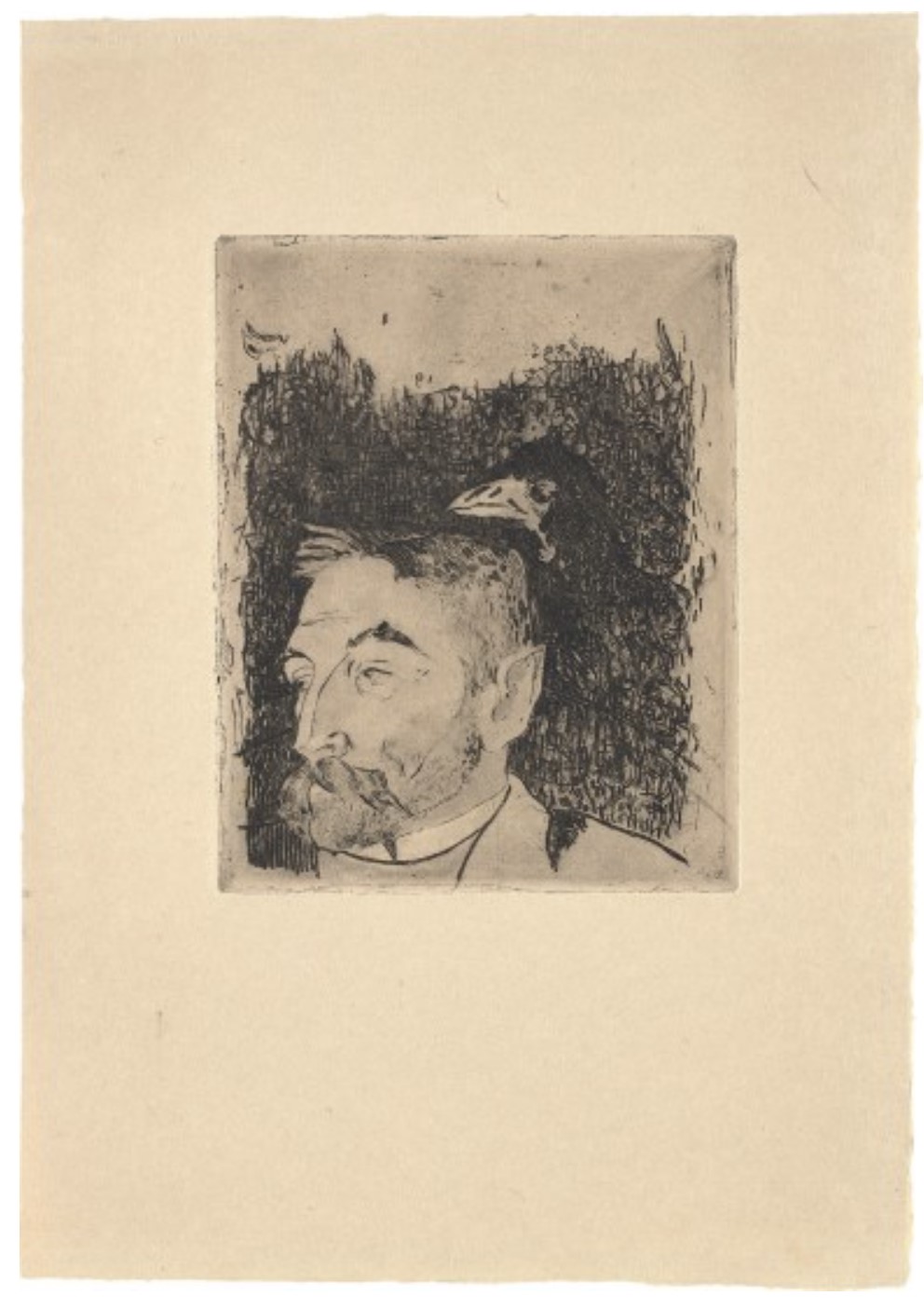 Portrait de Stephane Mallarme (G. 14, M./K./J./S. 12)