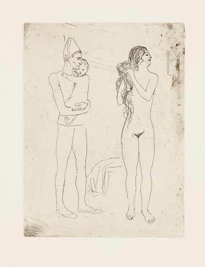 La Toilette de la mere (Mother's Grooming), from La Suite des Saltimbanques (Bl. 13, Ba. 15)