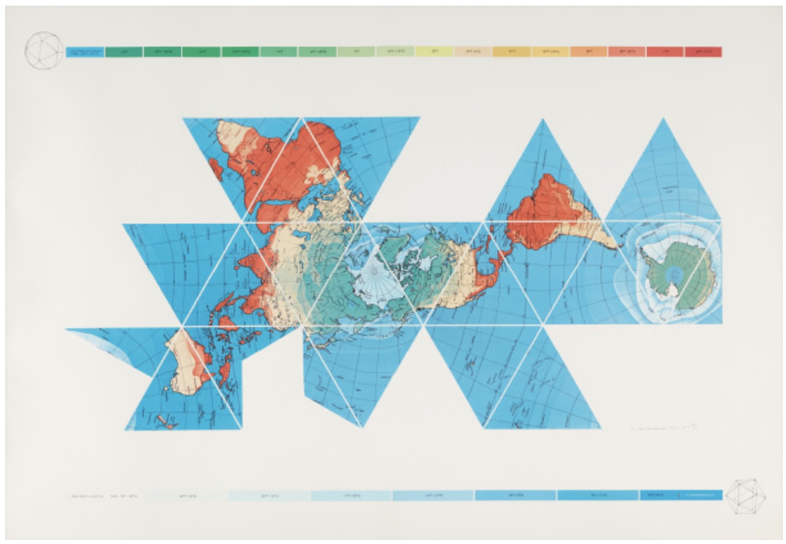 Dymaxion Air - Ocean World Map