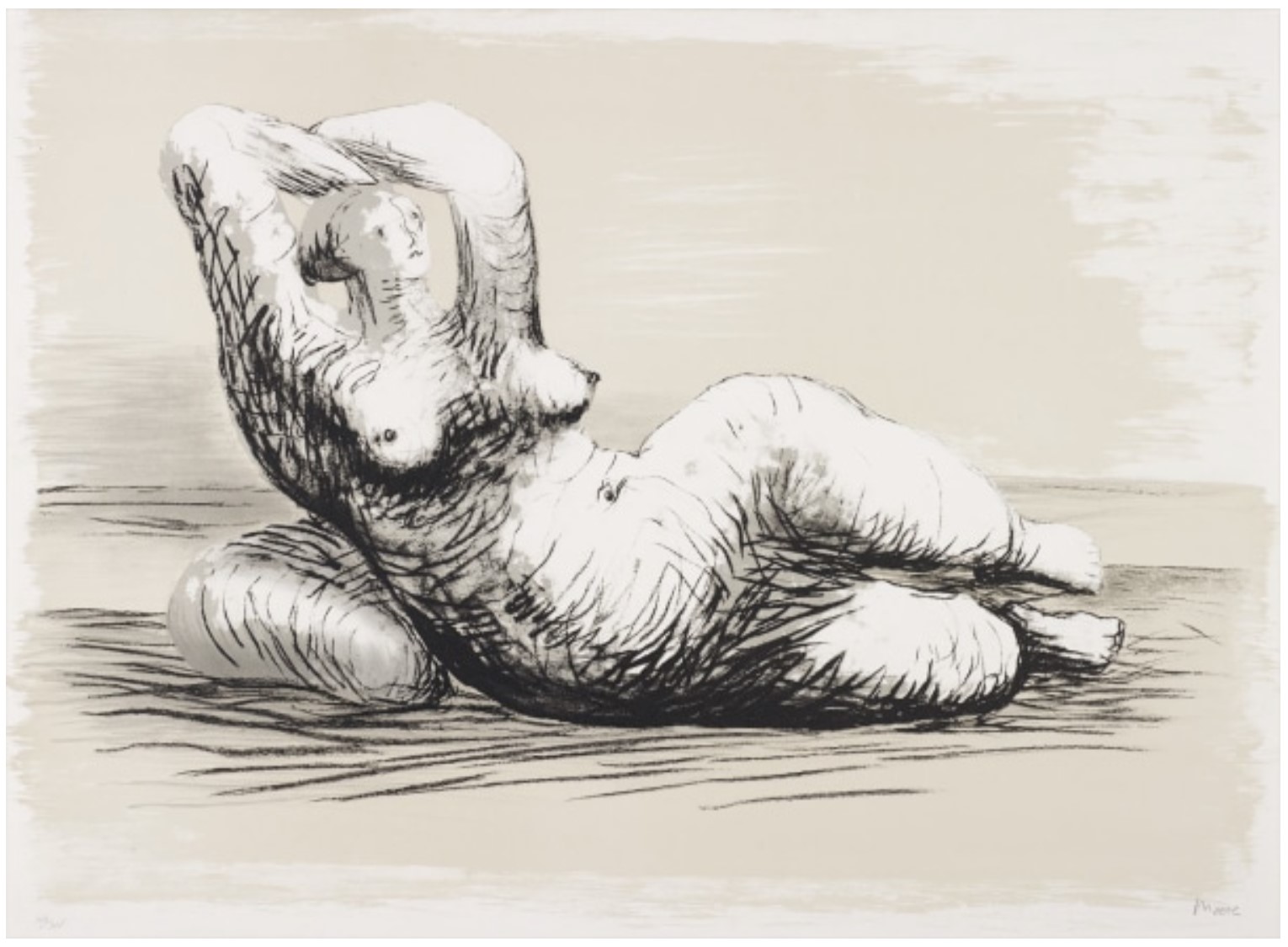 Reclining Woman on Beach (Cramer 595)