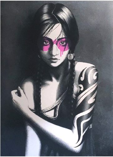 Fin DAC - Samurann - Hand tea-stained (pink edition)
