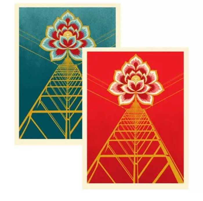 Shepard Fairey - Flower Power - Set Edition