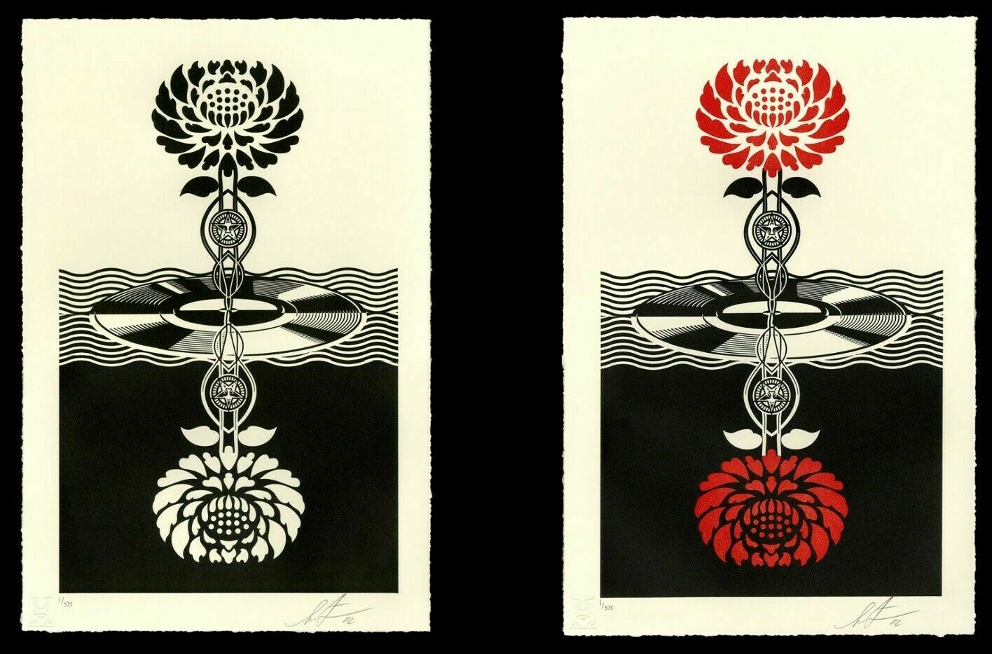Shepard Fairey - Post-Punk Flower - Set Edition