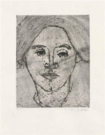 Frau N. (Frau Ada Nolde) (Schiefler/Mosel, 165/III)