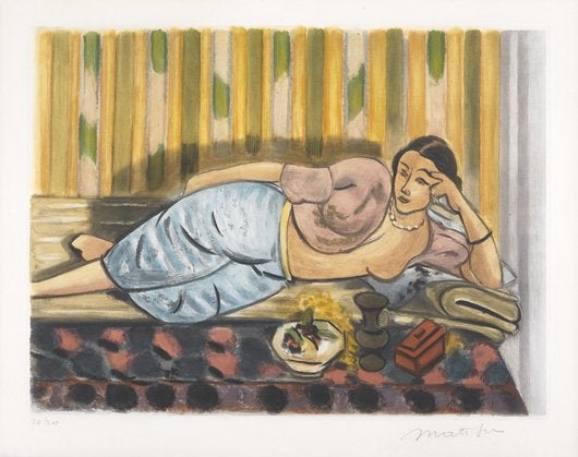 Odalisque au coffret rouge (after) (Claude Duthuit Appendix III)