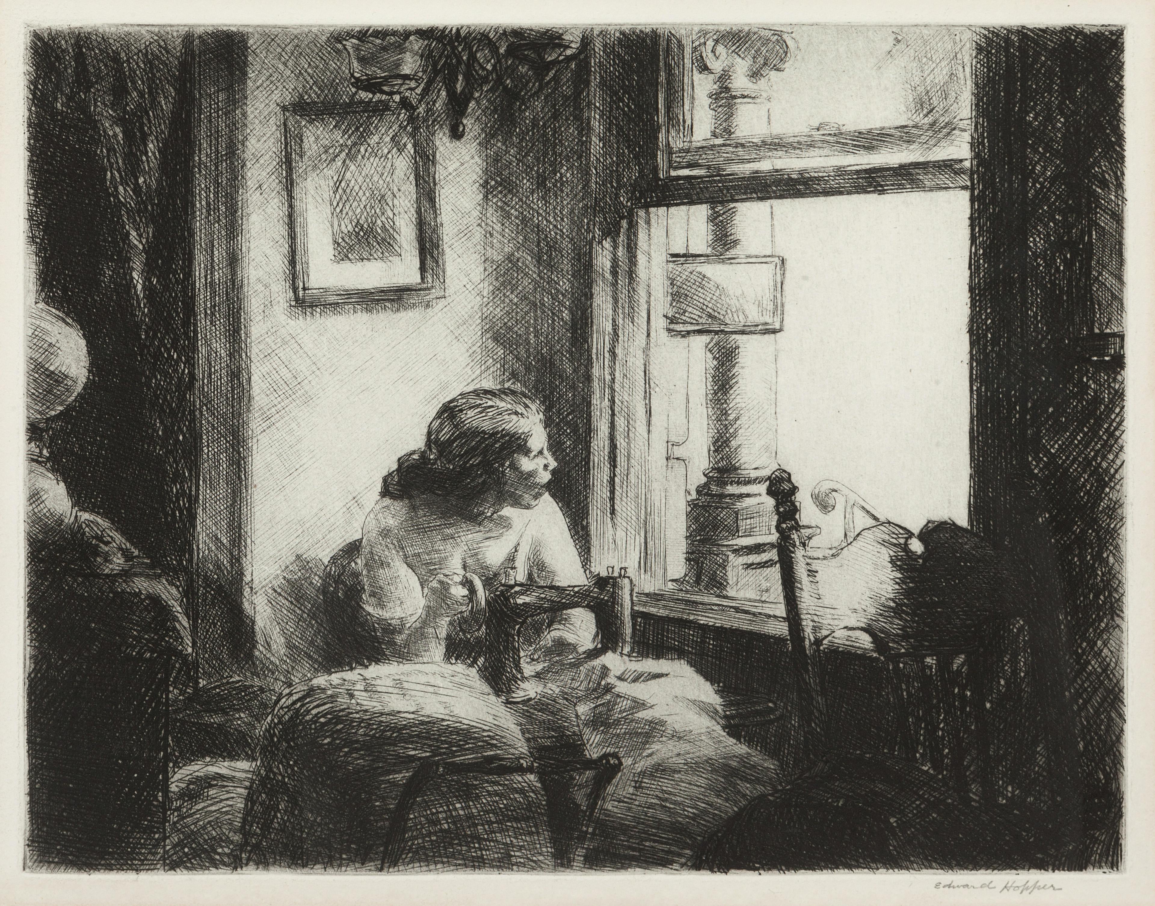 East Side Interior (Levin 85, Zigrosser 8)