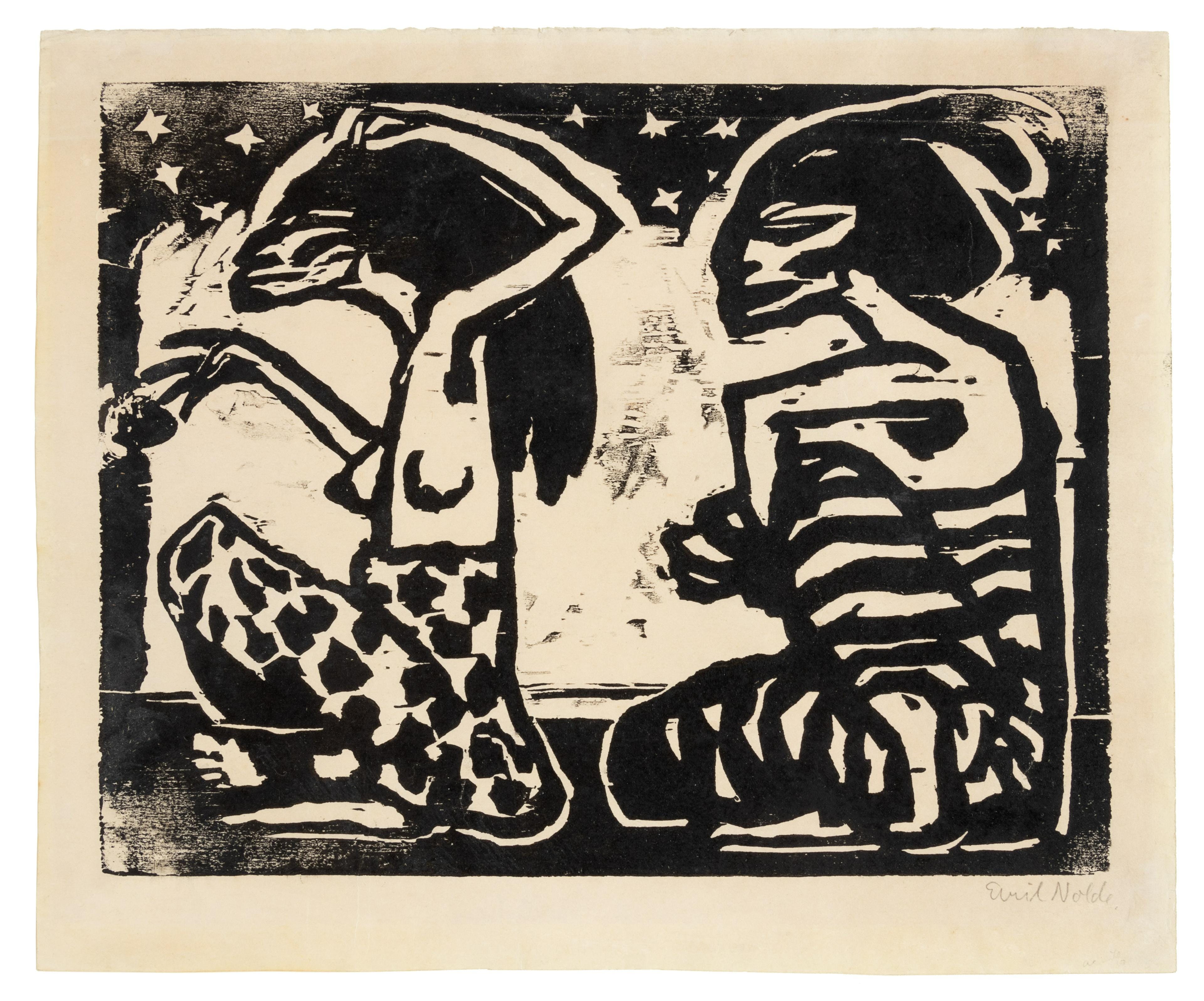Mann und Weibchen (Man and Female) (Schiefler/Mosel 111)