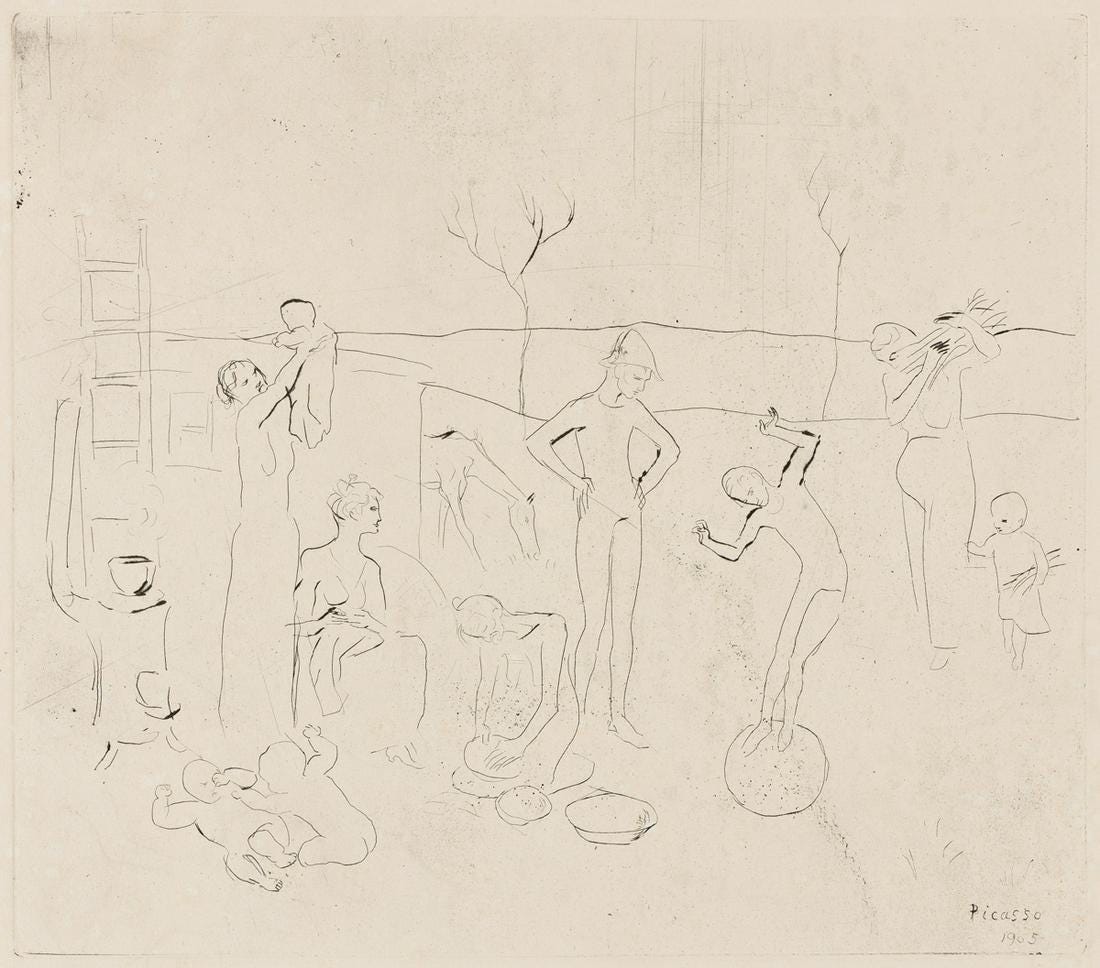 Les Saltimbanques (Bloch 7; Geiser 9)