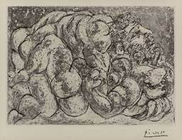  Le viol, IV, from La suite Vollard (Bloch, 181;  Baer, 340)