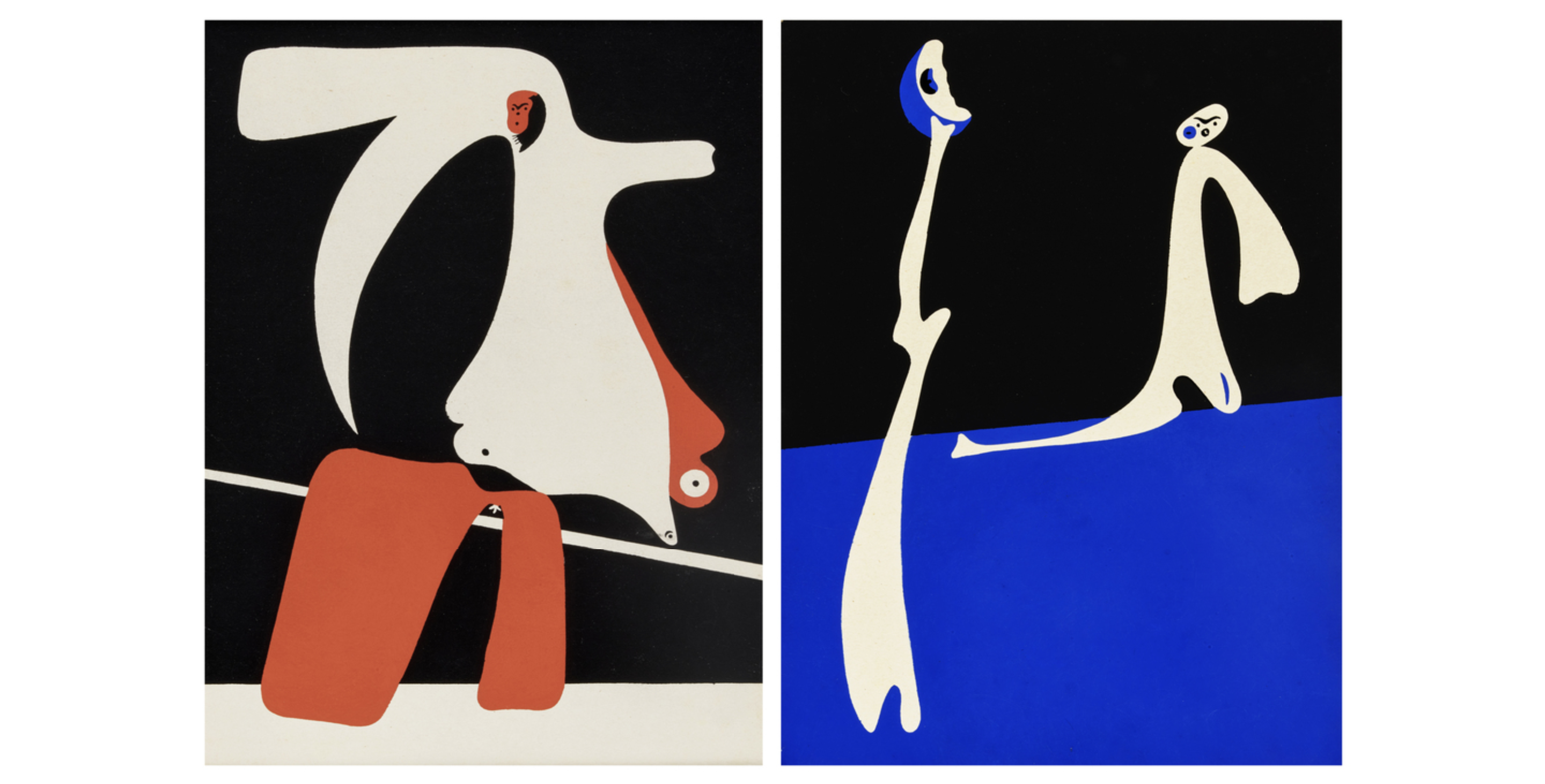 Cahiers d'art, Surrealist Composition Set (Dupin 14 & 15; Cramer III)