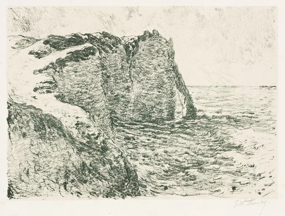 Les Falaise dans la mer