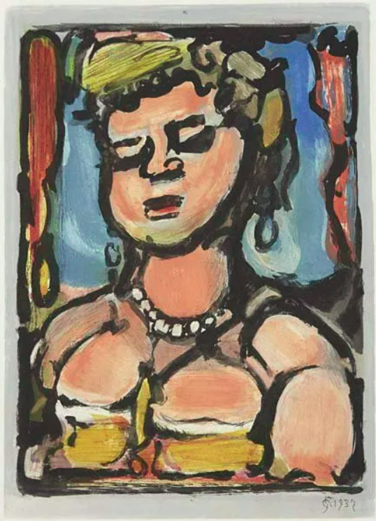 Courtisan with Closed Eyes