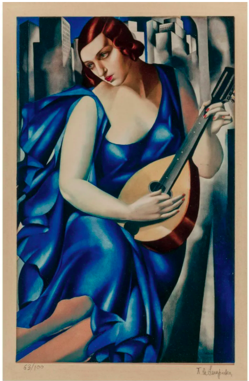 Femme a la Mandoline (after)