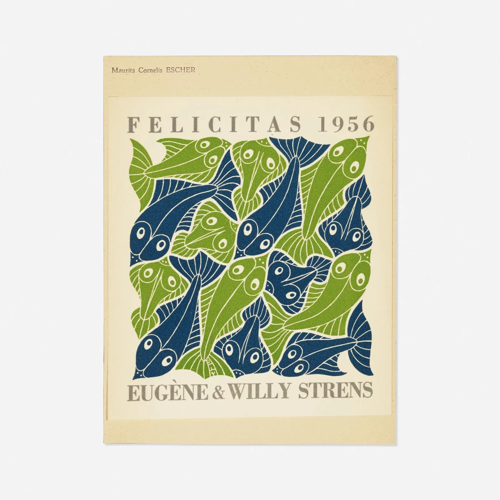 The Four Elements: Water (from Eugene & Willy Strens New Year's greeting-cards 1953-1956)