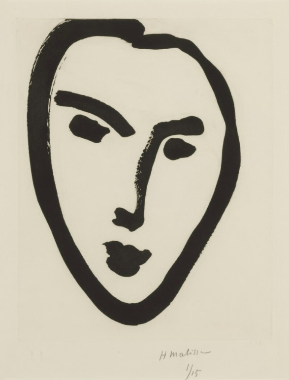 Jeune etudiant. Masque I (Duthuit 818)