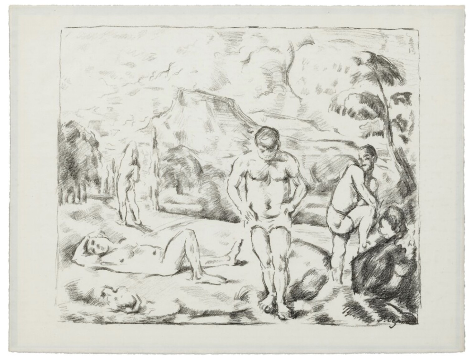 The Large Bathers (Venturi 1157, Druick I)