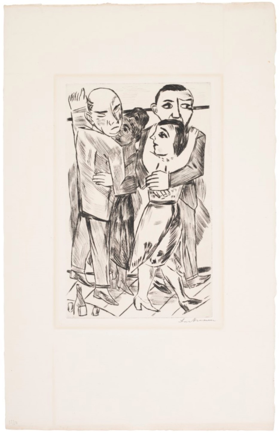 Zwei Tanzpaare (Two Couples) (Hofmaier 271)