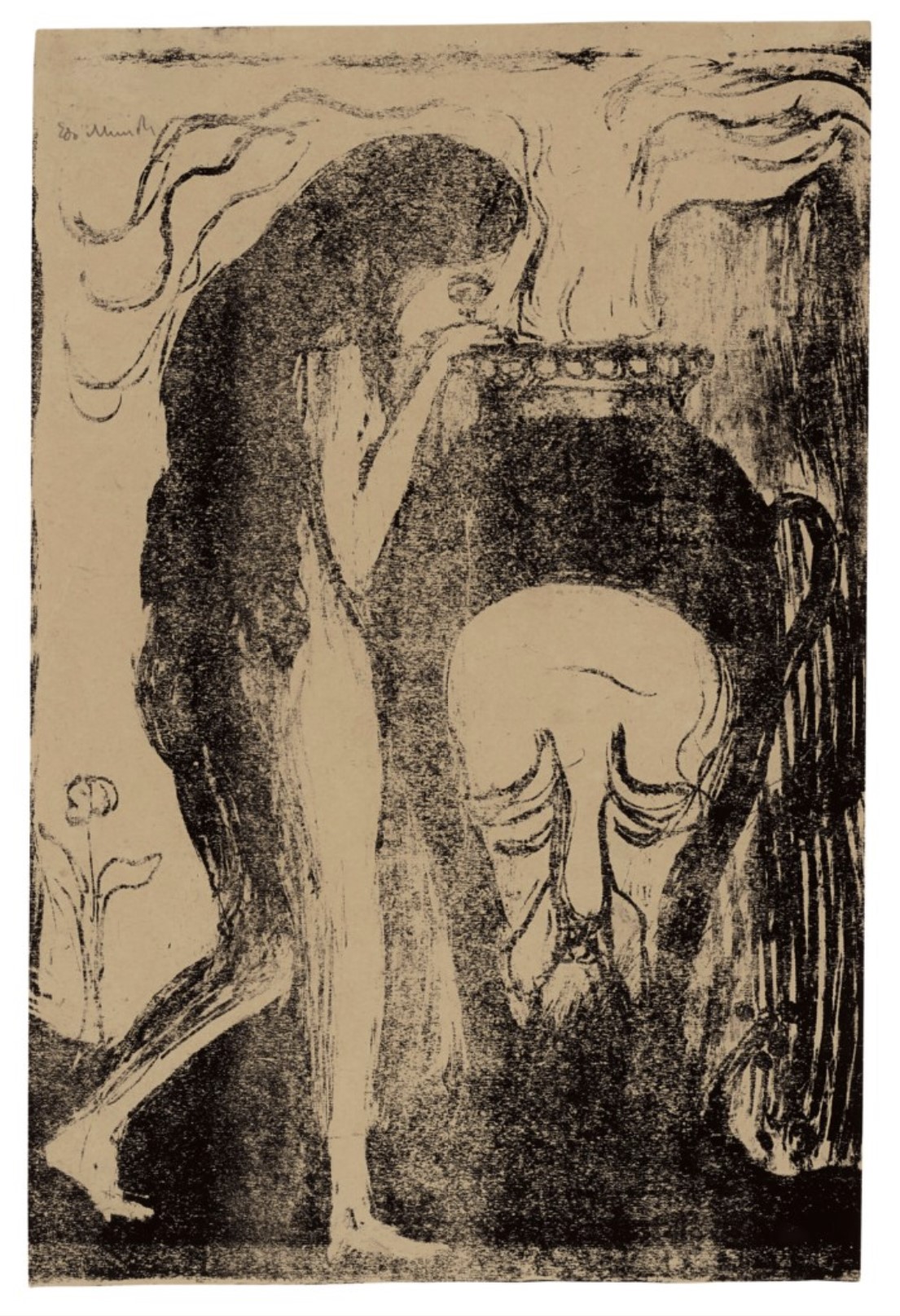 Das Weib an der Urne (The Woman at the Urn) (Schiefler 104, Woll 119)
