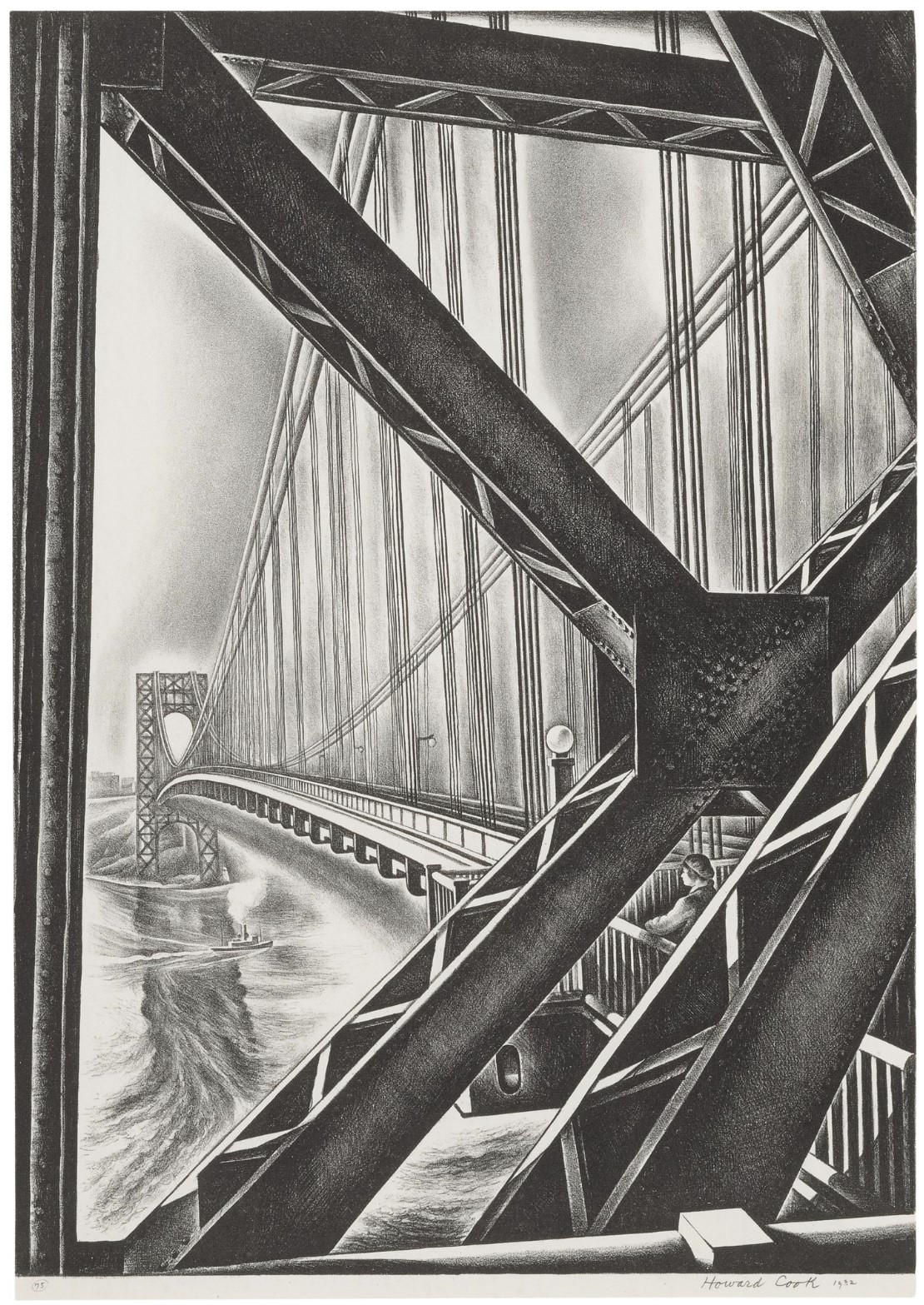 George Washington Bridge with 